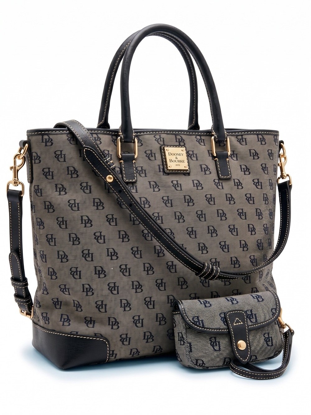 Dooney & Bourke Chelsea Signature Monogram Vintage Shopper Tote & Wristlet